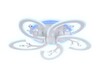 Миниатюра фото потолочная светодиодная люстра ambrella light original fa512 | 220svet.ru