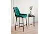 Миниатюра фото барный стул woodville челси зеленый / черный 632573 | 220svet.ru