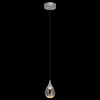 Миниатюра фото подвесной ссветодиодный светильник delight collection md24001004-1a chrome/clear | 220svet.ru