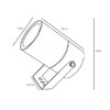 Миниатюра фото уличный светильник arte lamp mistero a3303al-1bk | 220svet.ru