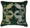 Миниатюра фото подушка вышивка пара драконов garda decor 70sw-30939 | 220svet.ru