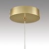 Миниатюра фото подвесной светодиодный светильник lumion trino 8080/1a золотой | 220svet.ru