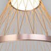 Миниатюра фото потолочный светодиодный светильник eurosvet cesta 40018/1 led коричневый | 220svet.ru