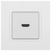 Миниатюра фото розетка эра elegance 14-3114-01м hdmi белый матовый б0065776 | 220svet.ru
