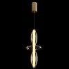 Миниатюра фото подвесной светодиодный светильник crystal lux quasar sp14w led amber | 220svet.ru