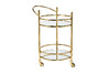Миниатюра фото тележка сервировочная garda decor 79mal-7062 | 220svet.ru