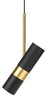 Миниатюра фото подвесной светодиодный cветильник эра pl33 bk/gd б0061382 | 220svet.ru