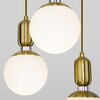 Миниатюра фото подвесной светильник eurosvet bubble 50151/3 латунь | 220svet.ru