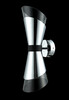 Миниатюра фото бра crystal lux gris ap2 chrome | 220svet.ru