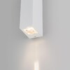 Миниатюра фото уличный настенный светодиодный светильник elektrostandard blaze 35136/w белый a057049 | 220svet.ru