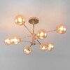 Миниатюра фото потолочная люстра eurosvet 30166/8 золото | 220svet.ru