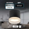 Миниатюра фото настенно-потолочный светильник эра ol37 bk б0056384 | 220svet.ru