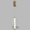 Миниатюра фото подвесной светодиодный светильник crystal lux quasar sp10w led transparent | 220svet.ru