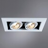 Миниатюра фото встраиваемый светильник arte lamp technika a5941pl-2wh | 220svet.ru