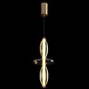 Миниатюра фото подвесной светодиодный светильник crystal lux quasar sp14w led amber | 220svet.ru