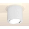 Миниатюра фото комплект накладного светильника ambrella light techno spot xs7401001 swh белый песок (c7401, n7001) | 220svet.ru