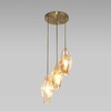 Миниатюра фото подвесная люстра eurosvet 50236/3 янтарный | 220svet.ru