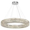 Миниатюра фото подвесная светодиодная люстра odeon light panta 4927/98l хром 98w | 220svet.ru