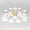 Миниатюра фото потолочная люстра eurosvet apart 70114/8 белый | 220svet.ru