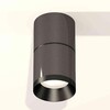Миниатюра фото комплект накладного светильника ambrella light techno spot xs7403061 dch/pbk черный хром/черный полированный (c7403, a2071, c7403, n7031) | 220svet.ru