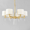 Миниатюра фото люстра 8009p-6 gold | 220svet.ru
