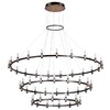 Миниатюра фото подвесная светодиодная люстра odeon light candel 5009/204l | 220svet.ru
