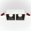 Миниатюра фото встраиваемый светильник maytoni alfa led dl043-02-10w3k-sq-wb | 220svet.ru