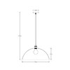 Миниатюра фото подвесной светильник arte lamp cappello a7056sp-1bk | 220svet.ru