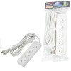 Миниатюра фото удлинитель uniel ultra 4гн х 5м б/з s-cu4-5 white ul-00009989 | 220svet.ru