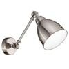 Миниатюра фото спот ideal lux newton ap1 nickel | 220svet.ru