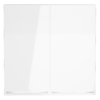 Миниатюра фото клавиши для выключателя/переключателя двухклавишного с подсветкой voltum s70 vls000401 (белый глянцевый) | 220svet.ru