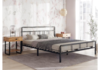 Миниатюра фото кровать woodville рейк 140х200 черная 403025 | 220svet.ru