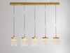 Миниатюра фото подвесной светильник 3000k dimmable delight collection md25020403-5b2 satin gold | 220svet.ru