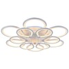 Миниатюра фото потолочная светодиодная люстра profit light 8000/6+6 wht | 220svet.ru