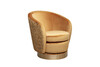 Миниатюра фото кресло вращающееся garda decor napoli-velv-orang+ lattice orang | 220svet.ru