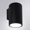 Миниатюра фото уличный настенный светильник arte lamp torcular a1313al-1bk | 220svet.ru