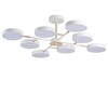 Миниатюра фото потолочная светодиодная люстра lumion brad 5653/99cl белая | 220svet.ru