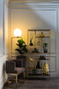 Миниатюра фото стеллаж золотистый/темн garda decor 46as-sh1452-gold | 220svet.ru