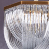 Миниатюра фото люстра murano l9 brass/clear | 220svet.ru