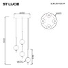 Миниатюра фото светодиодная люстра st luce peek sl6120.403.04 | 220svet.ru
