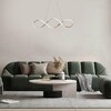 Миниатюра фото подвесной светодиодный светильник escada knot 10236/1led gold | 220svet.ru