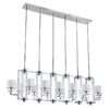 Миниатюра фото подвесная люстра newport 4408+6/s сhrome м0064730 | 220svet.ru