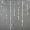Миниатюра фото гирлянда бахрома 3,2 x 0,9 м экстра тепло-белая с мерцанием белого диода 220в, 168 led, провод белый каучук, ip65 ltc ll168blw-8-2eww | 220svet.ru