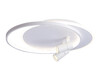Миниатюра фото настенно-потолочный светодиодный светильник с пультом ду ambrella light comfort fl51391 | 220svet.ru