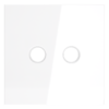 Миниатюра фото накладка для розетки телевизионной оконечной tv+sat voltum s70 vls001601 (белый глянцевый) | 220svet.ru
