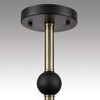 Миниатюра фото потолочная люстра на штанге lumion abris 8191/9c черный | 220svet.ru