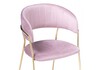 Миниатюра фото стул kamelia pink / gold | 220svet.ru