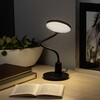 Миниатюра фото настольная лампа эра nled-501-10w-bk б0059840 | 220svet.ru