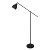 Миниатюра фото торшер arte lamp braccio a2054pn-1bk | 220svet.ru