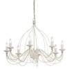 Миниатюра фото подвесная люстра ideal lux corte sp8 bianco antico | 220svet.ru